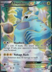 Thundurus-EX - 98/108 - Full Art Ultra Rare